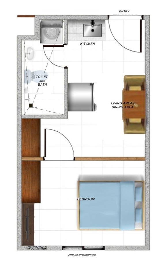 The Aviana Condo Unit Floor Plan The Aviana
